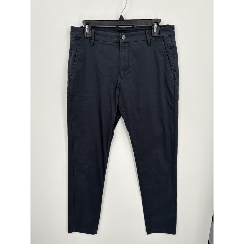 Birddogs Pants Mens 32x30 Lined Navy Blue Stretch Chino Boom For Your Boomstick